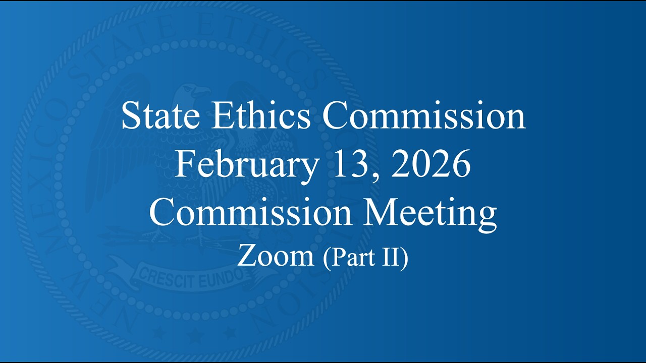 State Ethics Commission Meeting