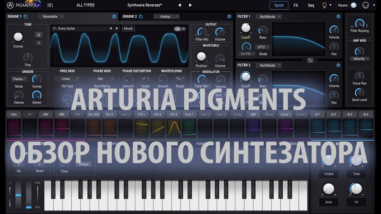Arturia Pigments.Обзор нового синтезатора