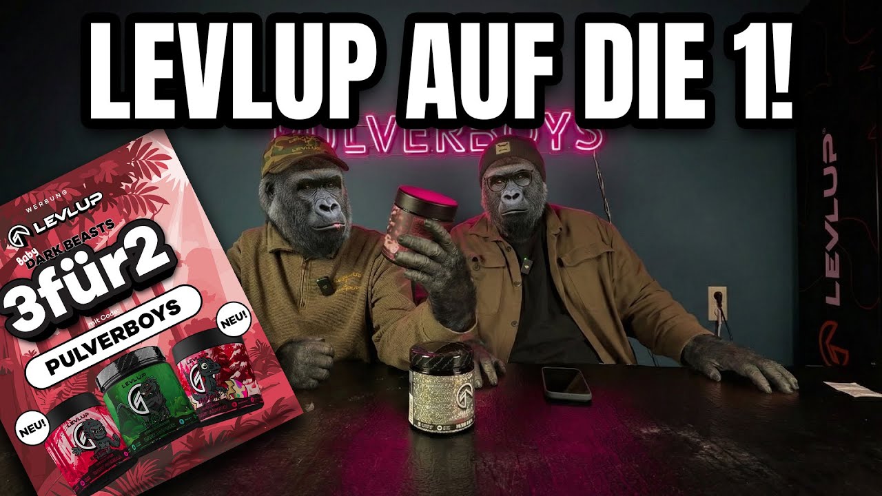 LEVLUP wieder GEIL mit dem Baby Gorilla & Co.