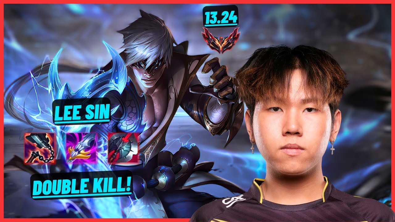 KC BO: LEE SIN VS ZAC (JGL) DOUBLE KILL - EUW GRANDMASTER - PATCH 13.24