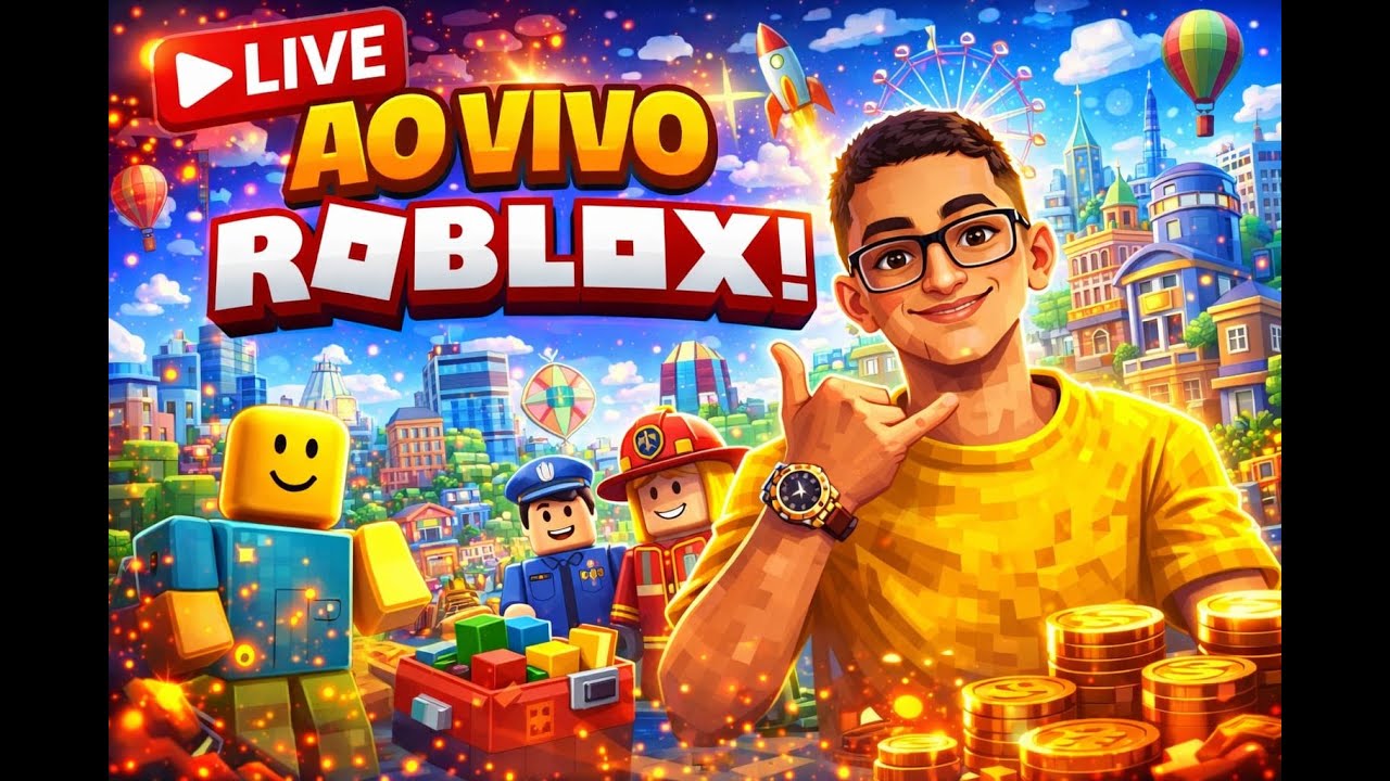 🎮 AO VIVO: Aventuras Insanas no Roblox! | Diversão e Desafios Épicos 😎#viral #roblox #fyp #viral