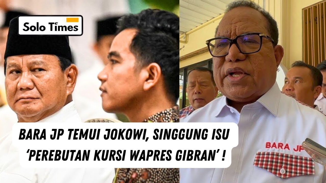 Relawan Bara JP Temui Jokowi, Singgung Isu Soal Perebutan Kursi Wapres Gibran