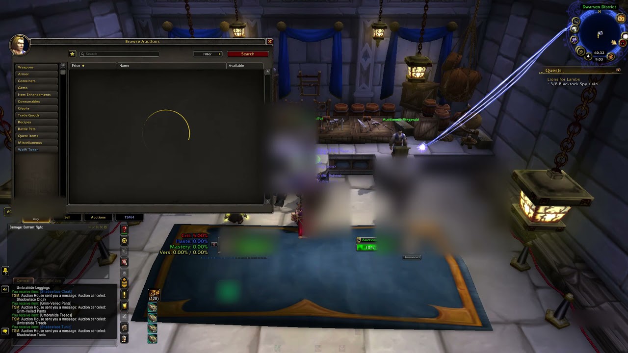 WOW Shadowlands Auction Undercutting INSANE Speed