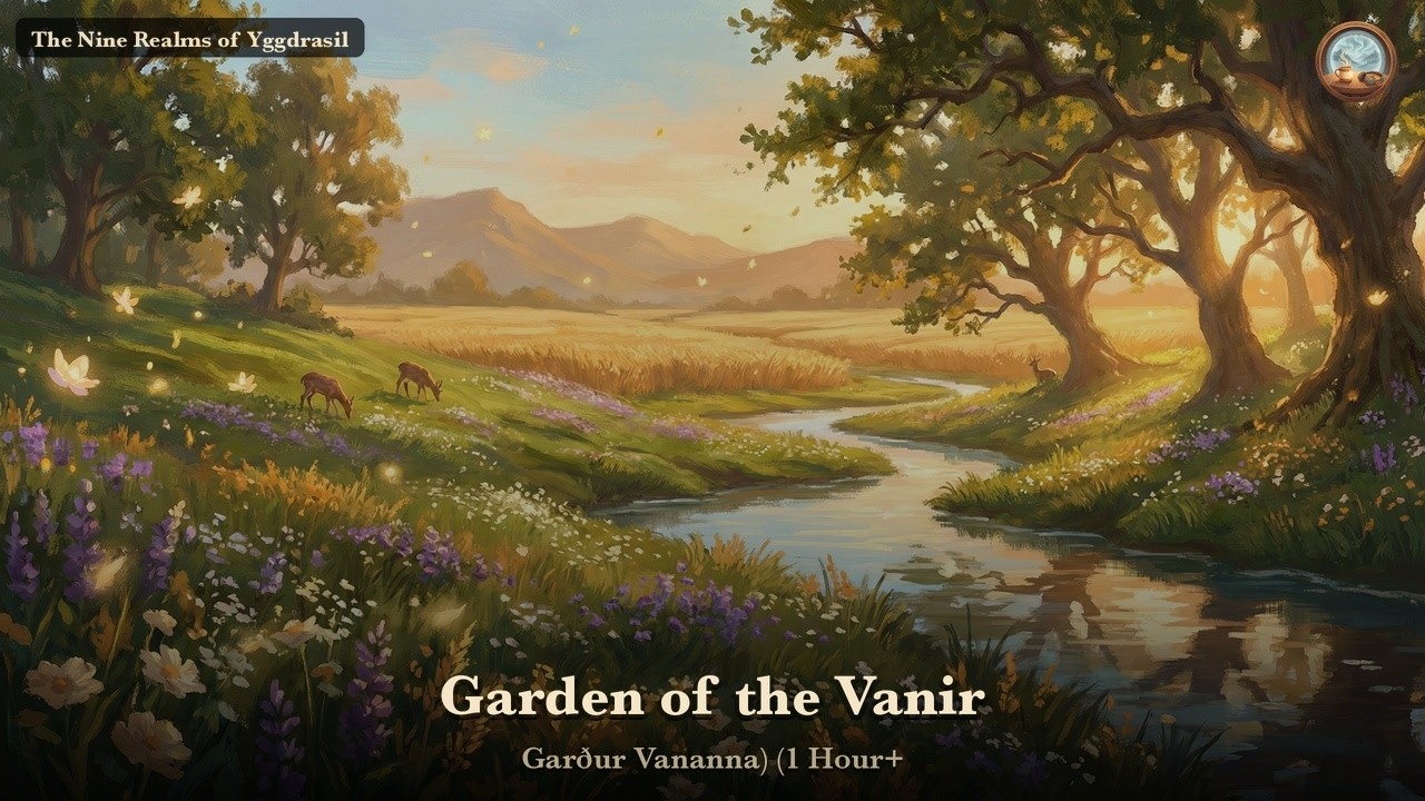 1 Hour Yggdrasil Ambient — Garden of the Vanir (Garður Vananna) Loop