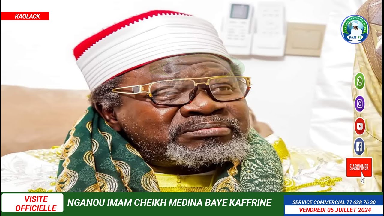 DIRECT VISITE IMAM CHEIKH À MEDINA BAYE KAFFRINE : DEPART CONVOI
