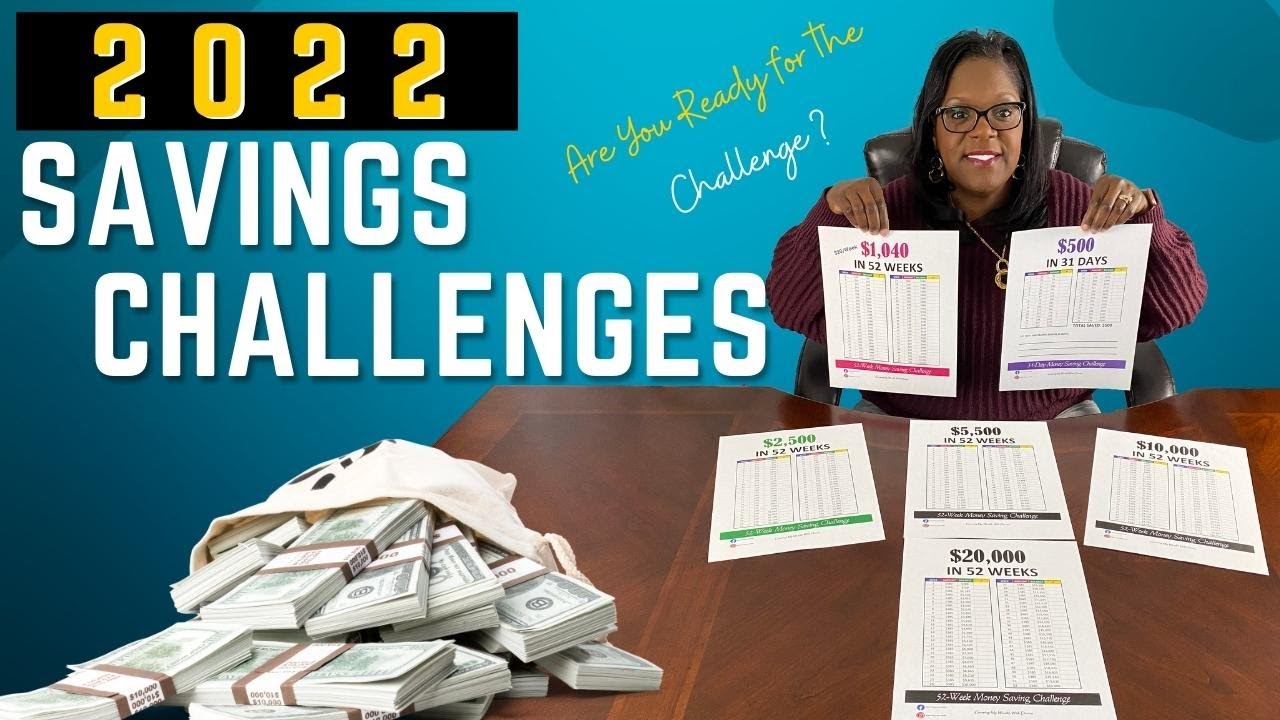 2022 Saving Challenges for All Budgets/ FREE PRINTABLES TO SAVE MONEY