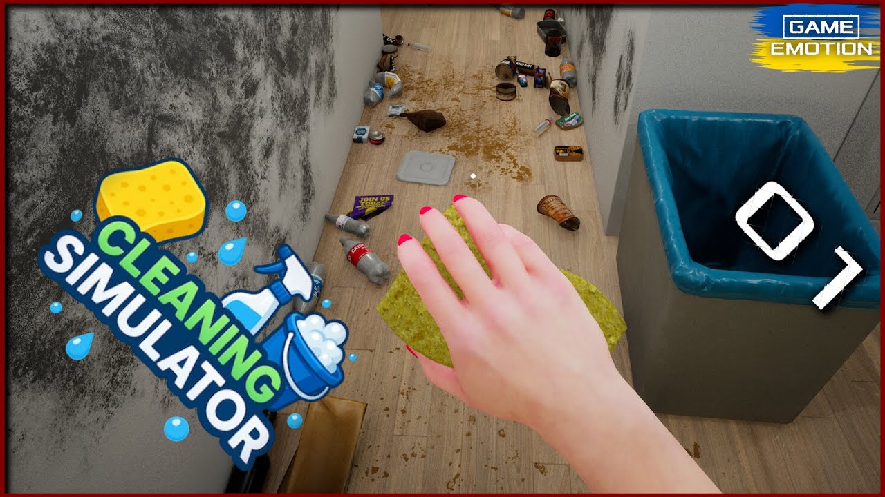 [UA] 💙💛 Прибирання ➣ Cleaning Simulator #01 | 1440p 60fps