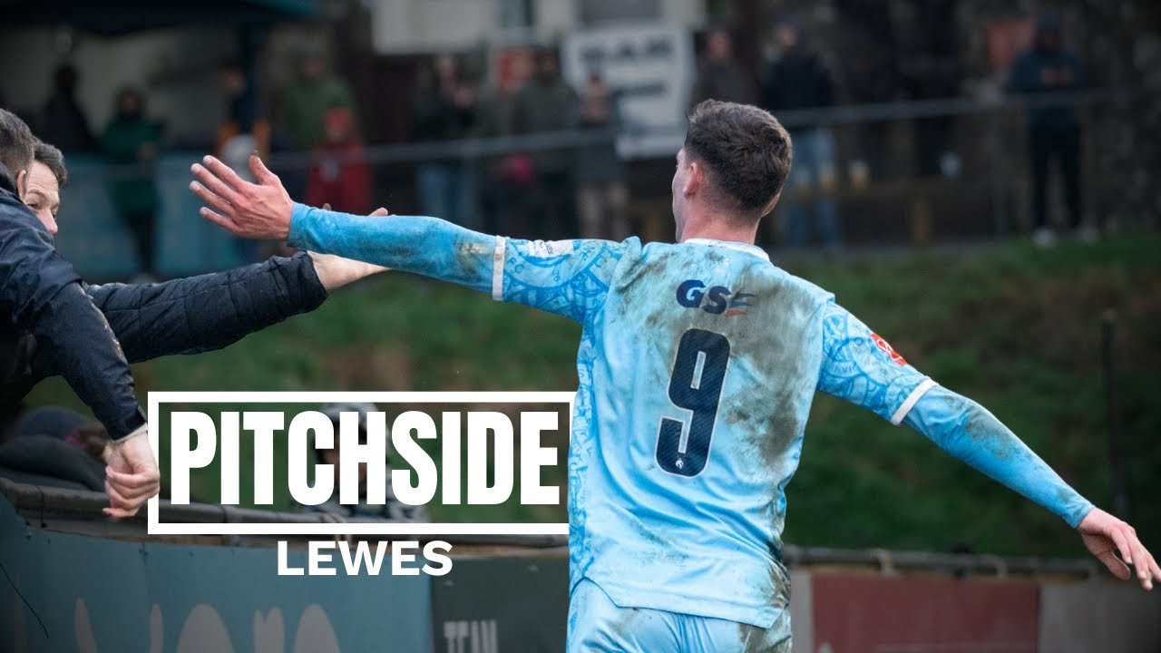 📹 PITCHSIDE | Lewes 0-5 Folkestone Invicta | 5-star ⭐️ Invicta win in Sussex