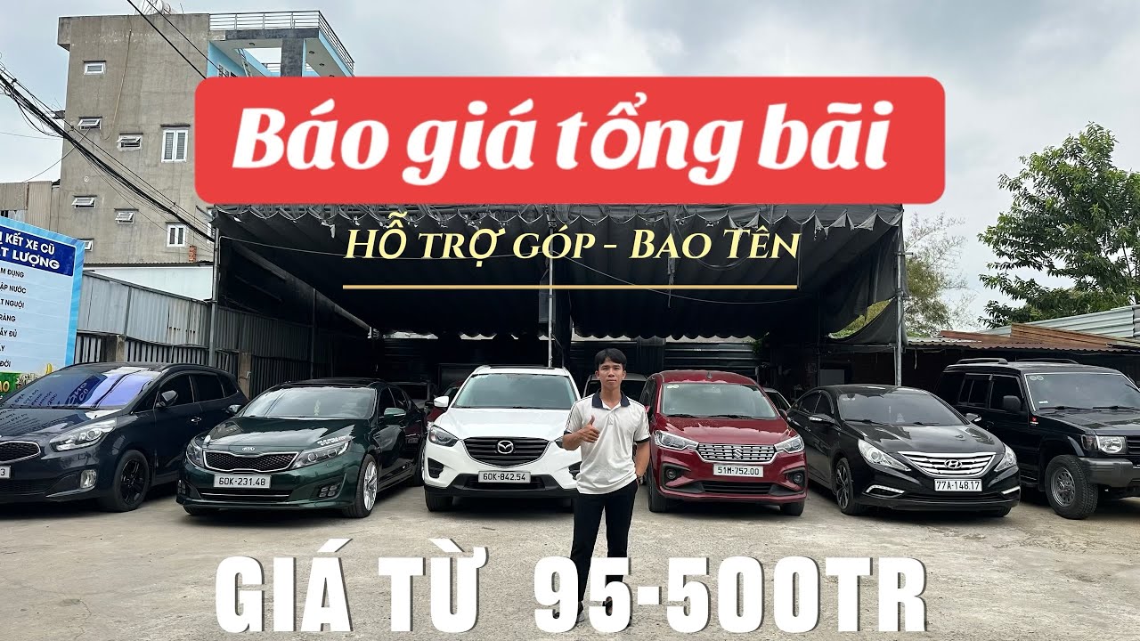 Báo giá tổng bãi các xe đầu năm. Còn nhiều sự lựa chọn, cân đối giá hỗ trợ góp và bao ra tên 1 số xe