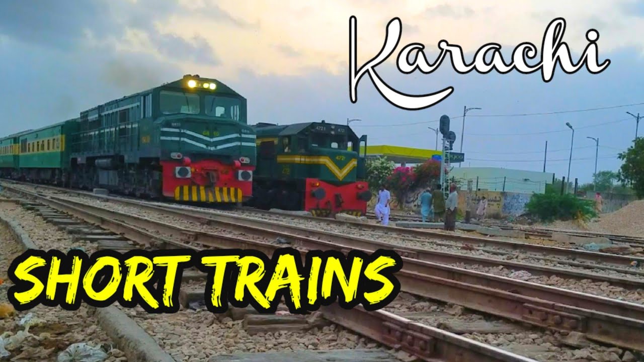 Short Trains of KARACHI: Departure of MEHRAN & BOLAN MAIL EXPRESS || Pakistan Railways