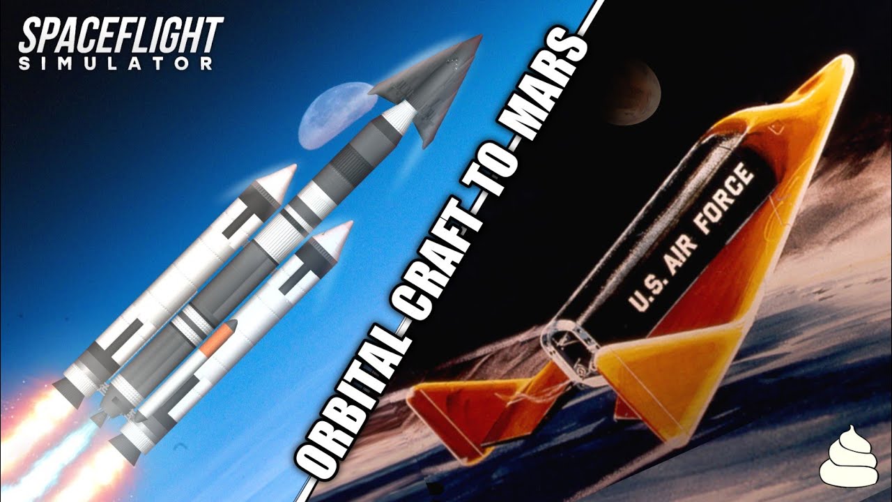 Dynasoar Spacecraft Titan 3C Rocket Mission to Mars in Spaceflight Simulator