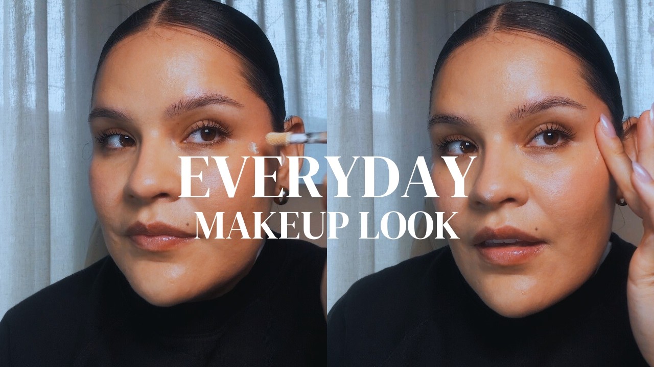 ASMR- Silent Everyday Makeup (Rummaging, tapping)