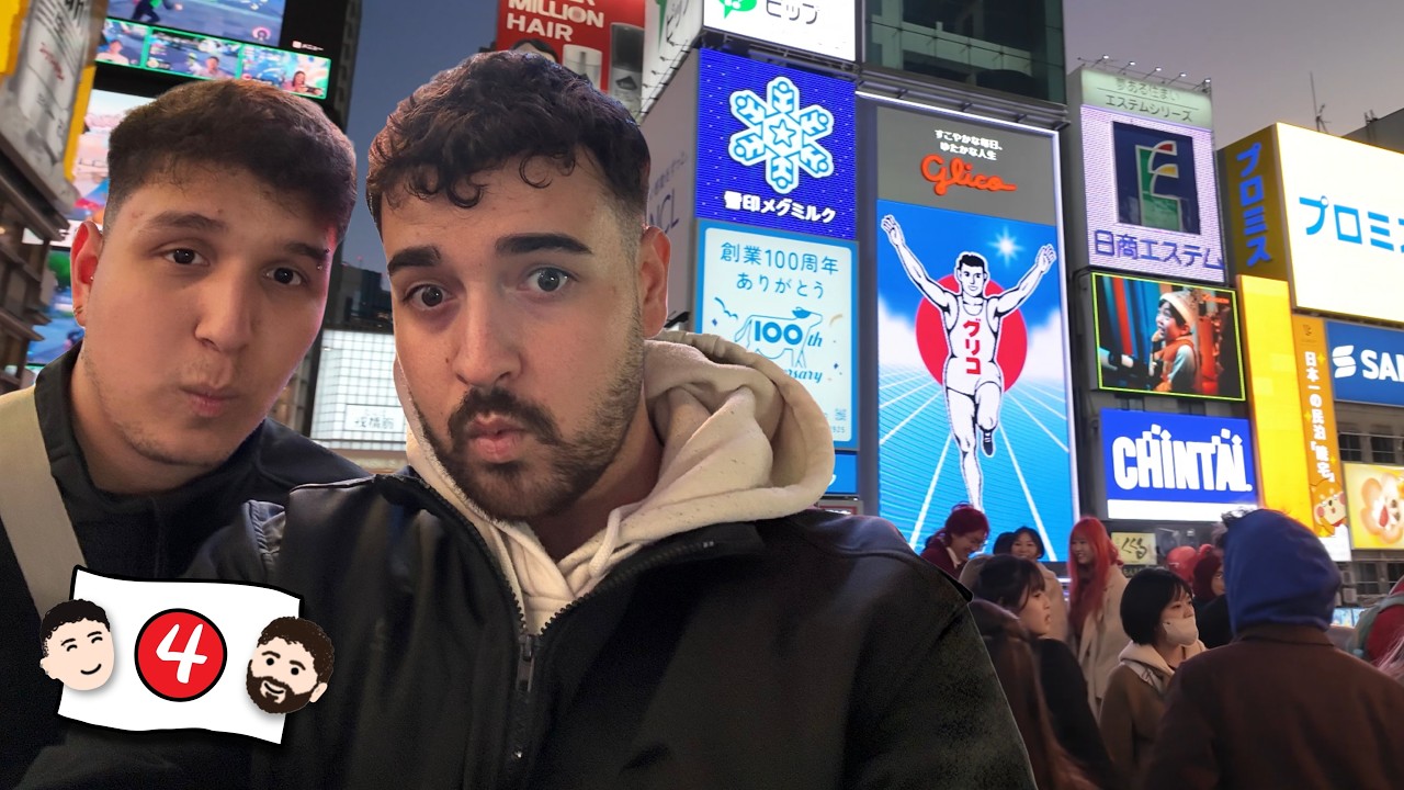 Llegamos a Osaka y Dotonbori nos dejó sin palabras 🌃 | Vlog 4 Japón 🇯🇵