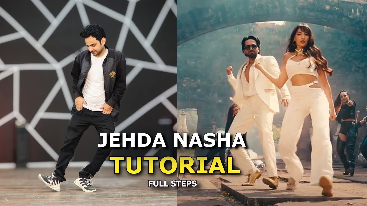 Jehda Nasha Dance Tutorial Footwork Special | Nora Fatehi , Ayushmann | Ajay Poptron Tutorial