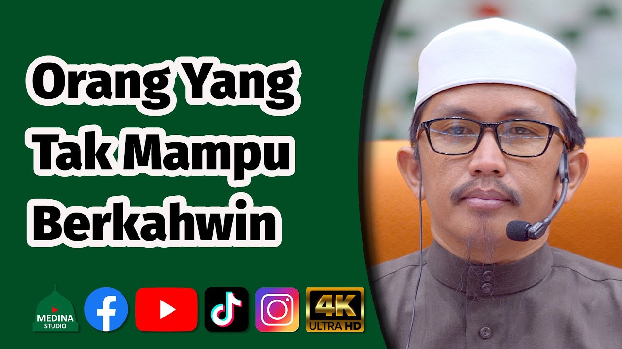 Ustaz Dr. Muhamad Faisal Ashaari - Orang Yang Tak Mampu Berkahwin | 4K