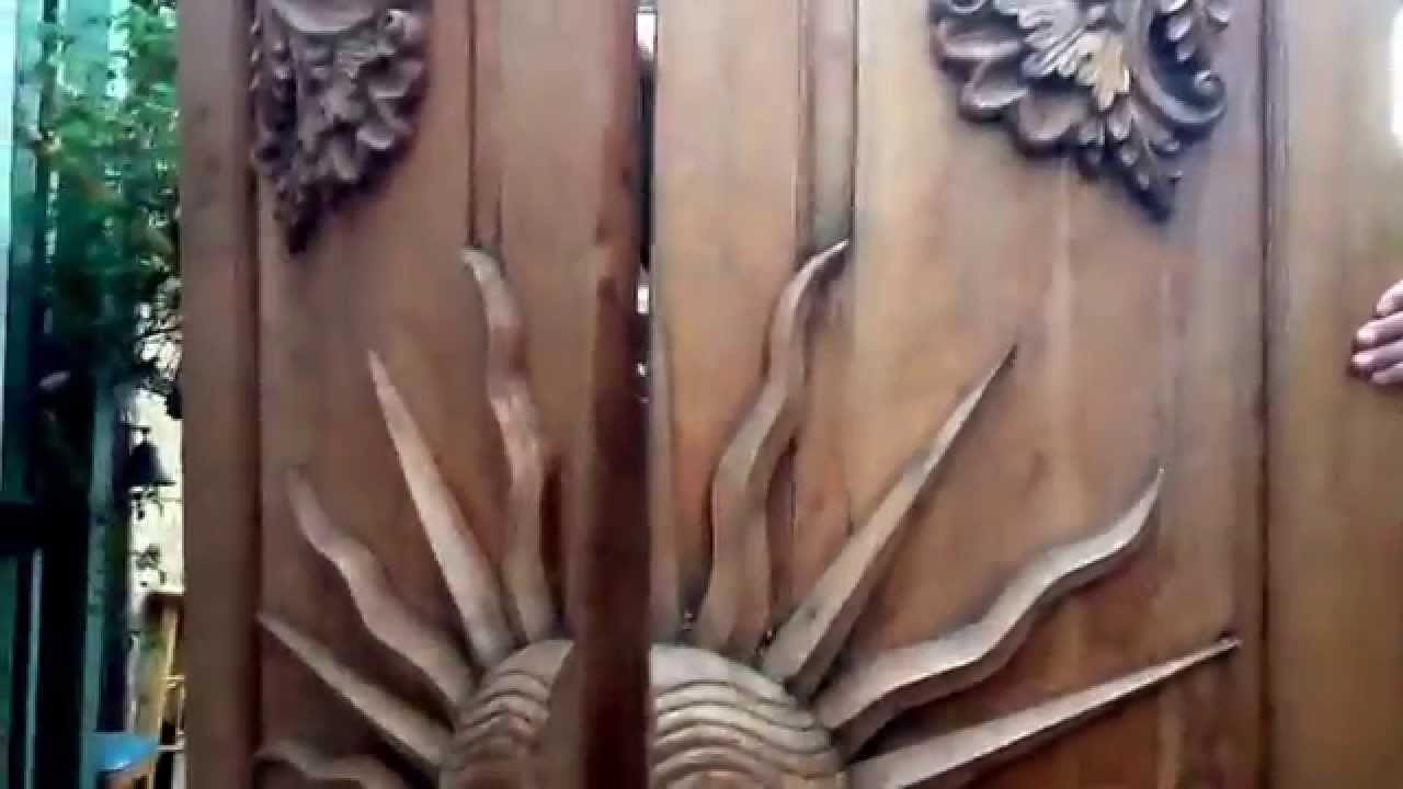 Arte de Mexico Mahogany Sun Doors
