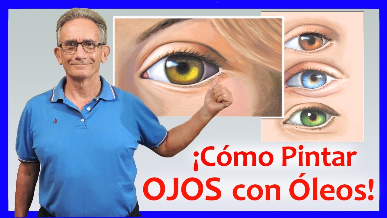 👉¡Como PINTAR CON ÓLEOS OJOS REALISTAS ! 👁️ Verdes, Azules, Marrones con mi Guía de colores de piel!