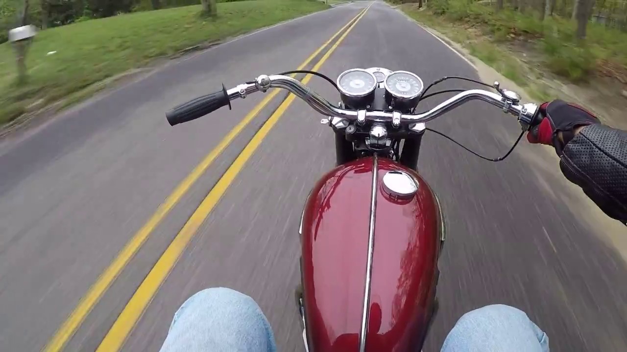 Truimph 1969 TR6R test ride