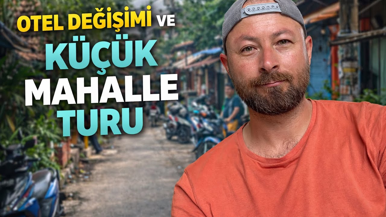 Jakarta’da bugün rota değişti!Otelimi değiştirdim, eşyaları bıraktım ve başladım mahalle turuna