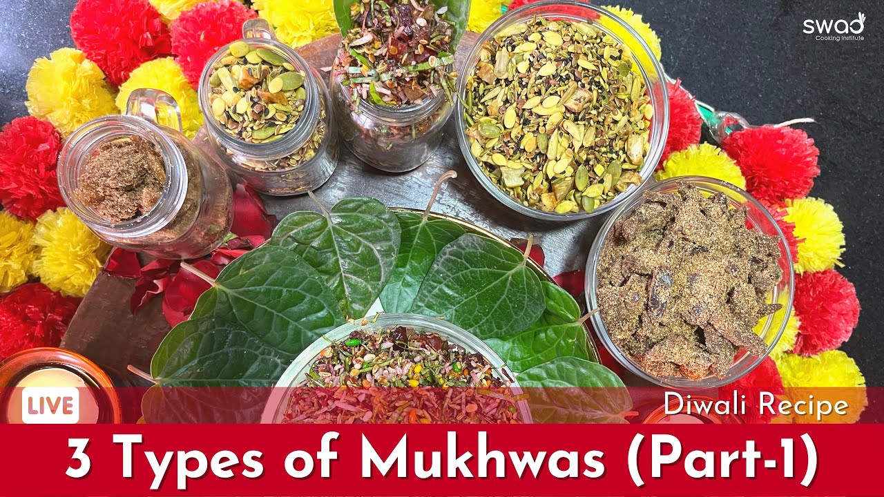 Diwali Special Mukhwas Class | दिवाली मुखवास रेसिपीज | Healthy Multiseed | Paan Pasanda | Churan