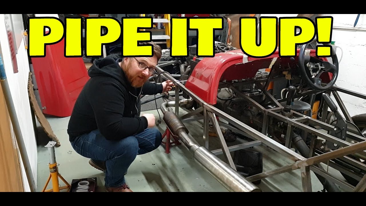 MAKING AN EXHAUST! Locost 7 Kit Car FULL BUILD!! - Episode 34 - (Project 7-UP)