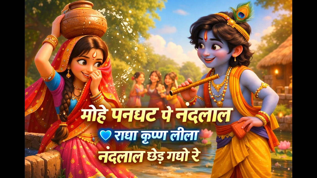 Mohe Panghat Pe Nandlal Ched Gayo Re | Radha Krishna Romantic Bhajan | Panghat Leela Song 2026