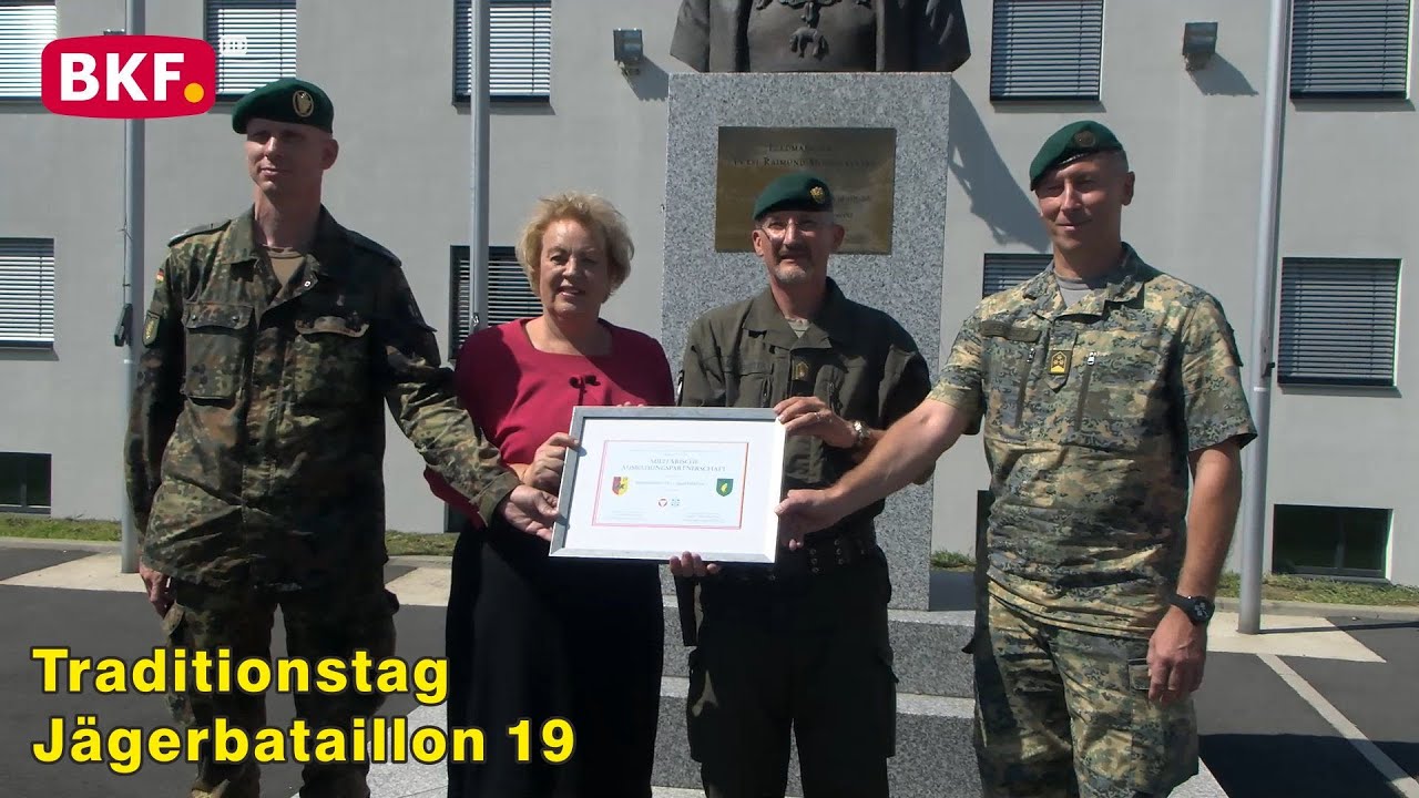 3. 8. 2022 - Traditionstag beim Jägerbataillon 19 in Güssing - BKF TV
