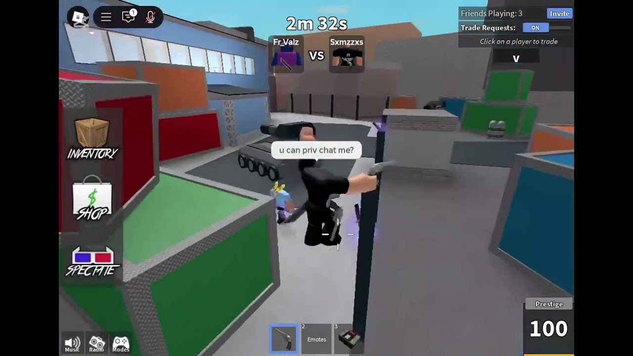 We participated in a competitive MM2 Clan war.. (MMC/LNU VS SWX)