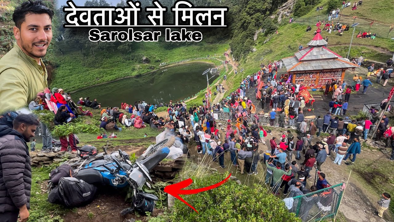 किसी ने मेरी बाइक की क्या हालत कर दी 🥹 SAROLSAR LAKE JALORI PASS