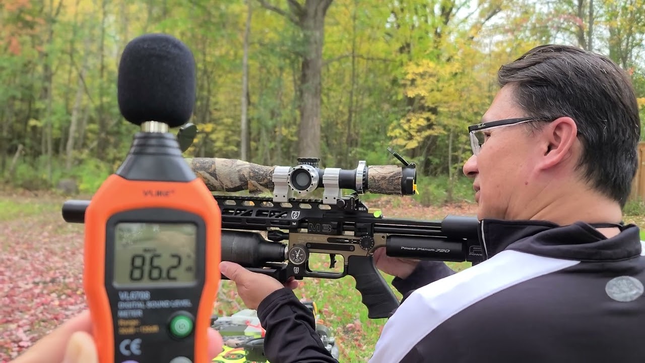 FX M3 compact 30 cal with Hugget Magna silencer. how loud is it?