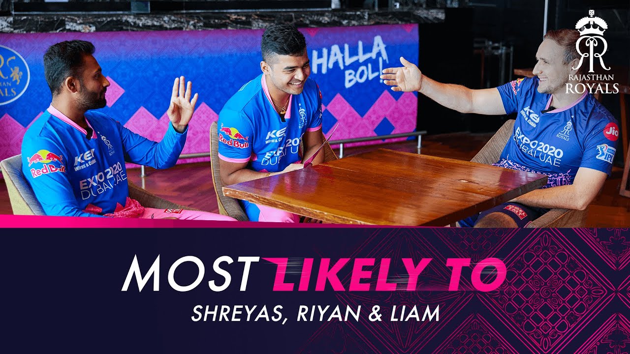 Most Likely To Challenge ft. Riyan, Liam & Shreyas | Rajasthan Royals | IPL 2021