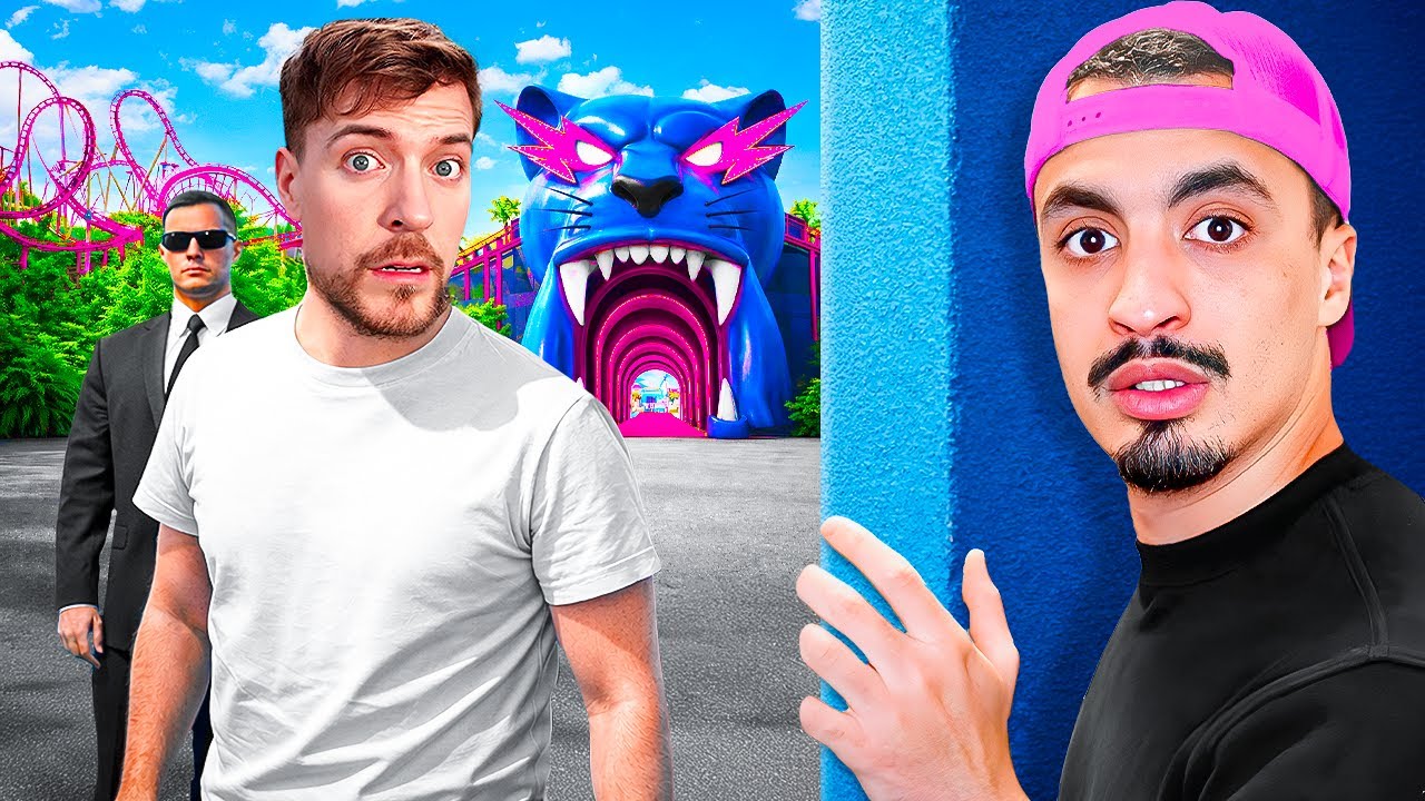 J'ai Traqué MrBEAST Dans Son Parc d'Attractions !