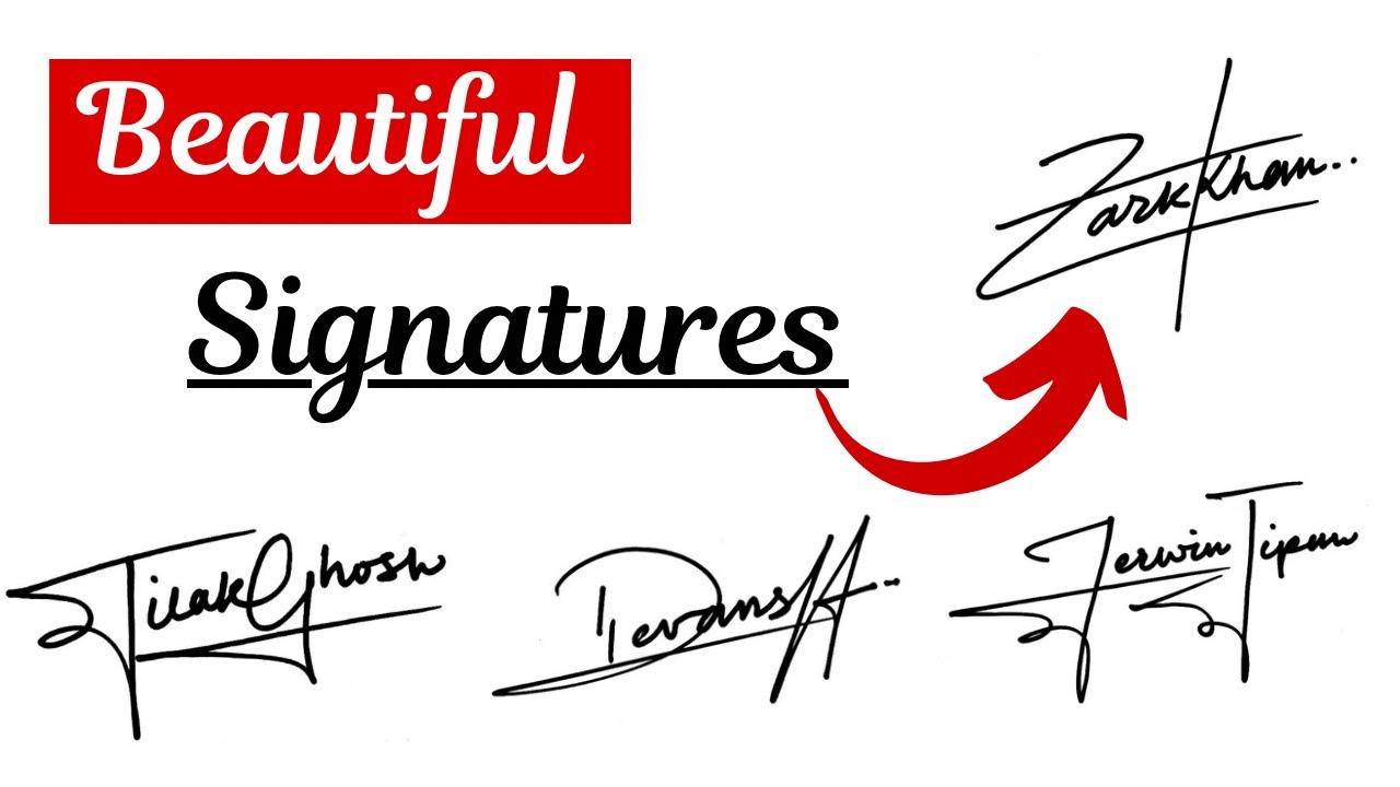 ✅ Beautiful signatures | signature style of my name | A to Z Signatures 