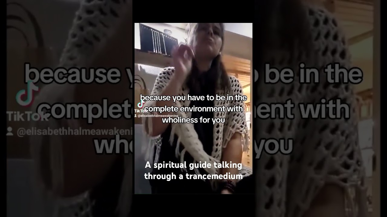 A spiritual guide talking through a Trancemedium about energies that can affect you