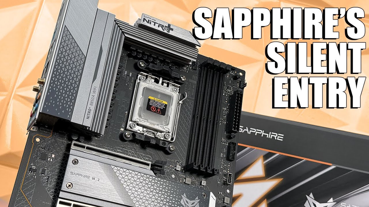 SAPPHIRE NITRO+ B850A — доска, которую вы не ожидали, но тайно хотели!