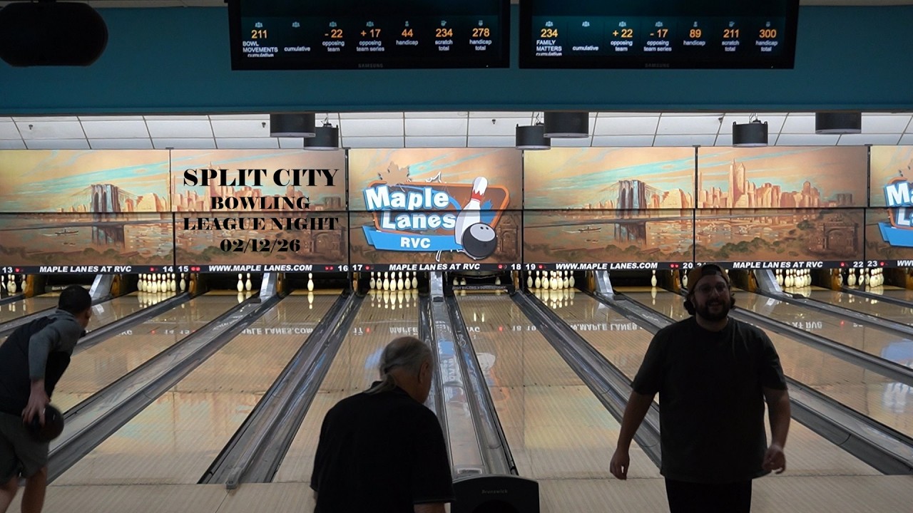 Insane Splits Made in League! | Bowling League Night | 02-12-26