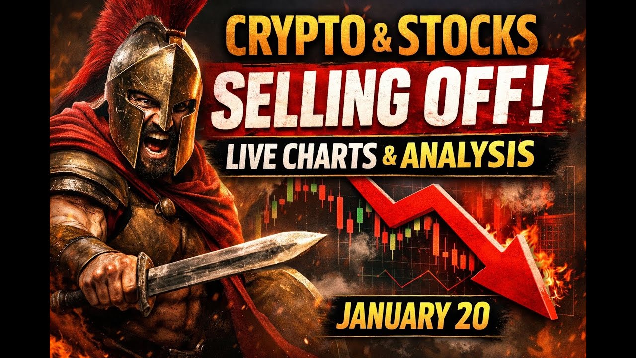 LIVE Chart Requests 📈 Crypto & Stocks SELLING OFF Today | Market Breakdown (January 20, 2026)
