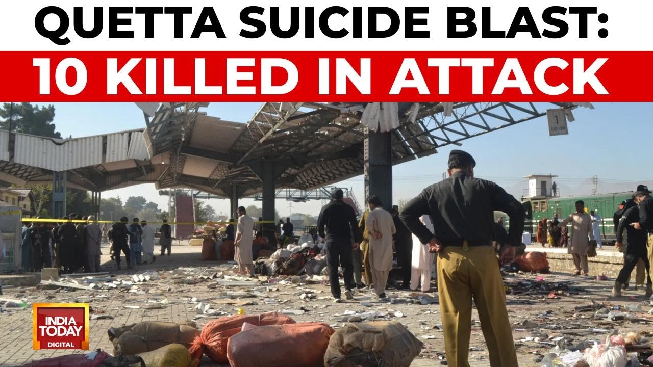 Quetta Blast: 10 Killed, Over 30 Injured in Suicide Bombing Near Frontier Corps Headquarters