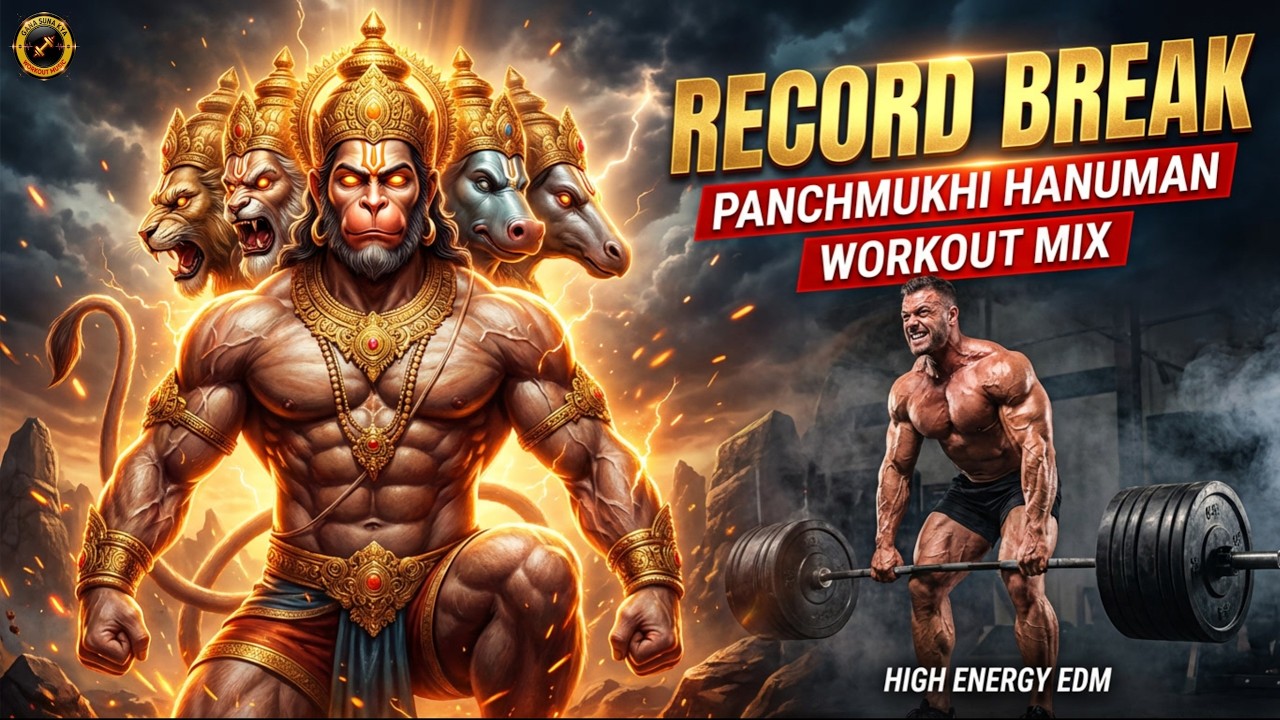 Panchmukhi Hanuman Workout | BREAK YOUR RECORDS TODAY 🔥 (High Energy Mantra EDM)