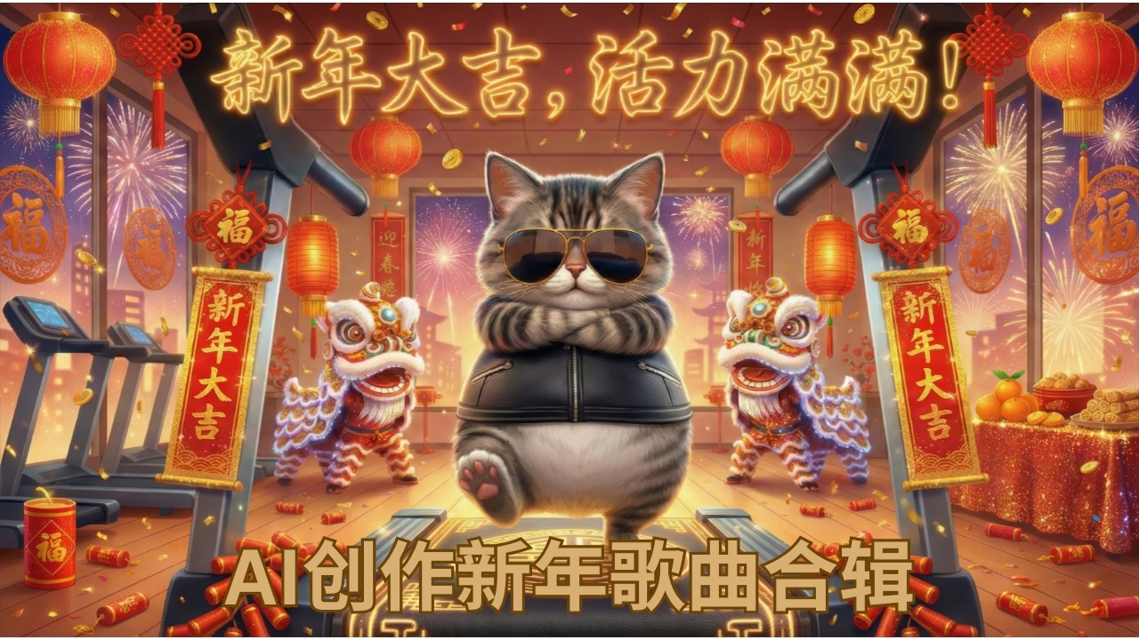 AI创作新年歌曲合辑🎉🧧OFFICIAL AI MUSIC VIDEO