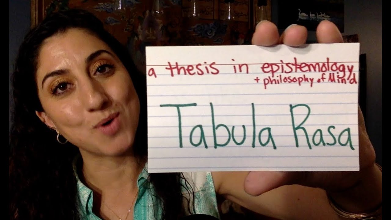 Dr. Sahar Joakim, What is tabula rasa?