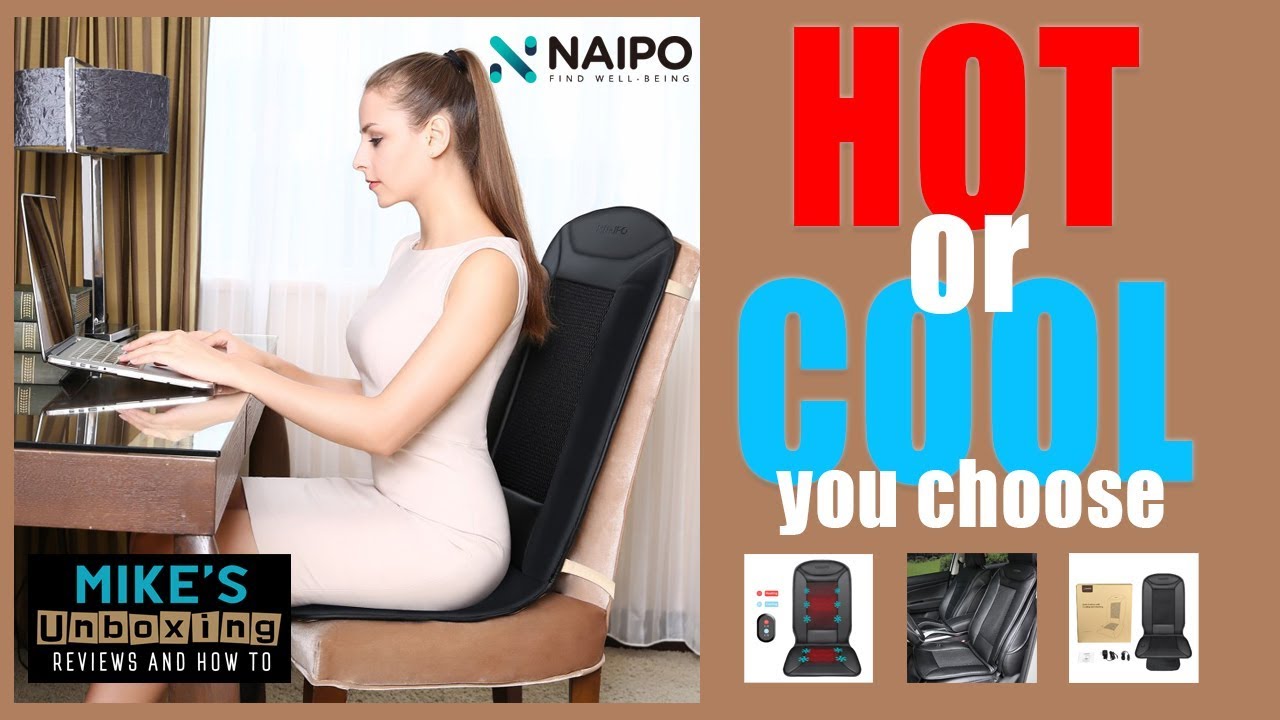 Home & Car Comfort With The NAIPO Hot And Cold Seat Cushion