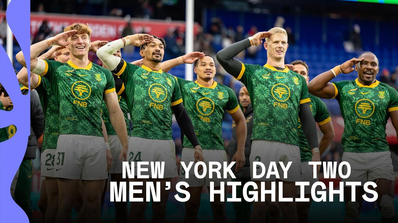 South Africa and Fiji FIGHT FOR FIRST! 🥇 | HSBC SVNS New York 2026 | Day Two Men's Highlights