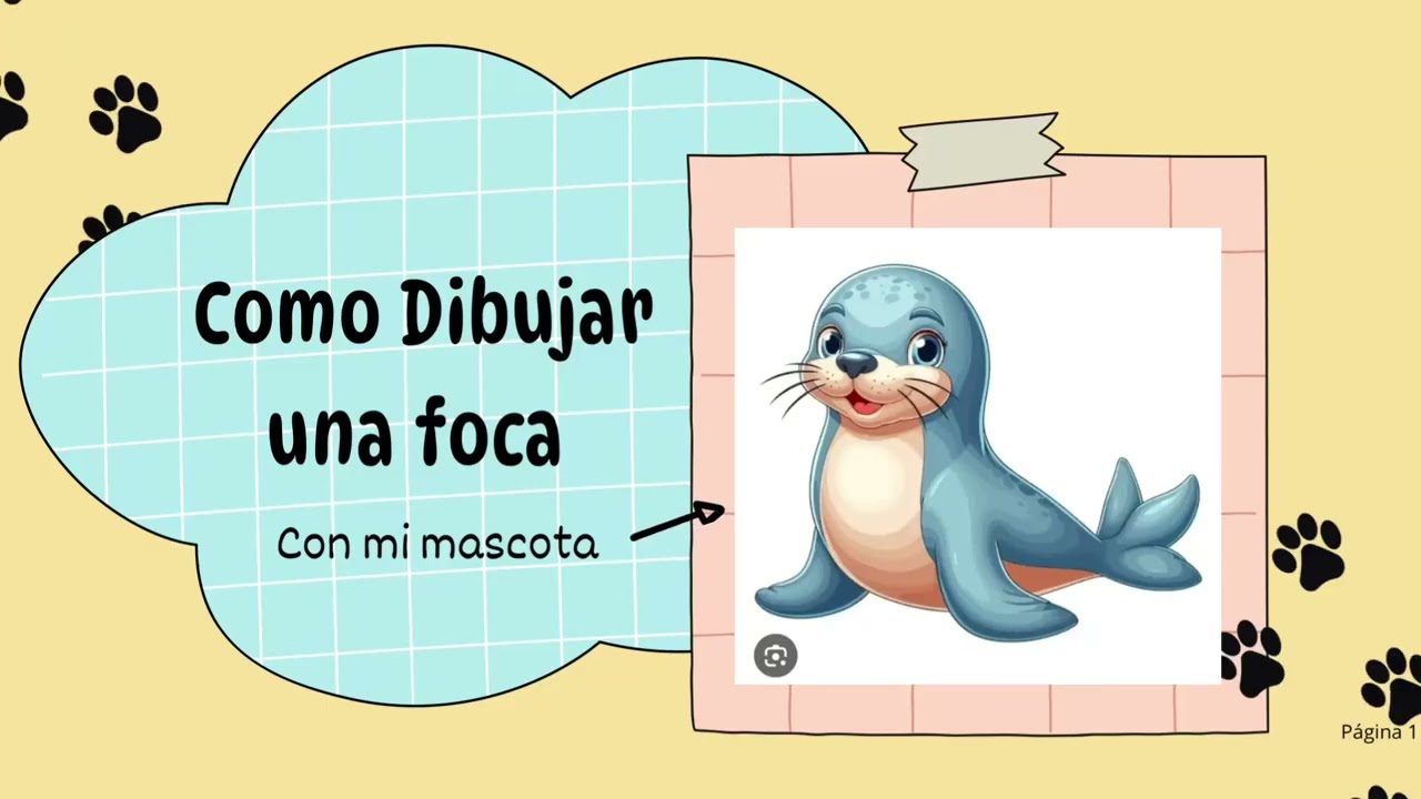 C&oacute;mo dibujar una foca f&aacute;cil y r&aacute;pido 