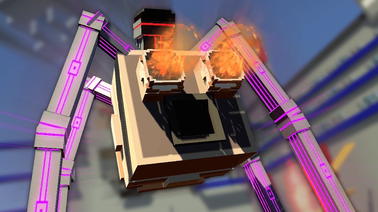 HELLO SPIDERTRON 7000! - Best Workshop Levels - Clone Drone In The Danger Zone Gameplay