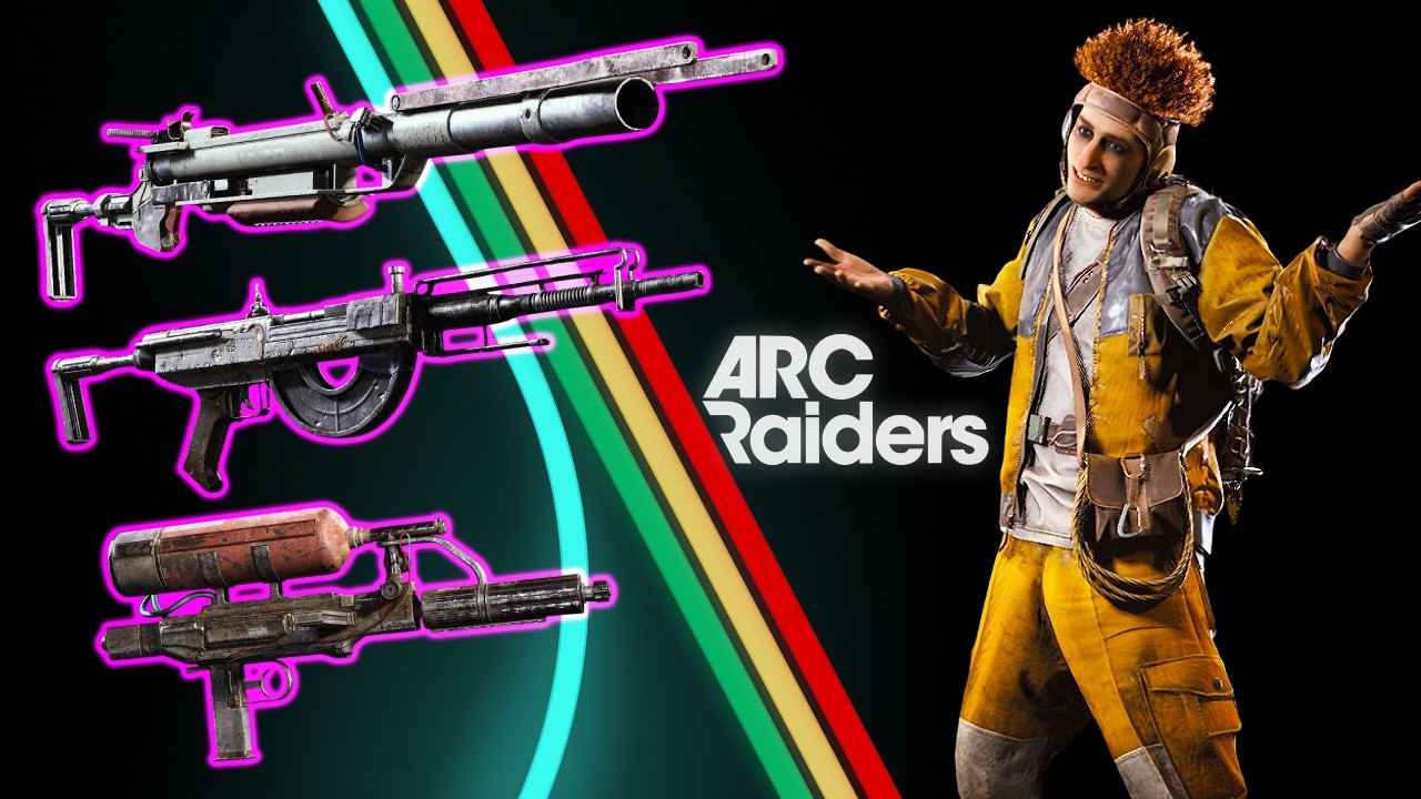 ARC Raiders- RAW COMMON WEAPONS, HANDLING, HIPFIRE, WALL PEEK, PVE, PVP