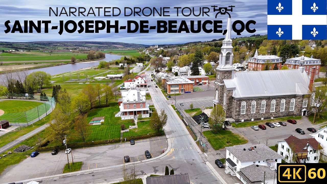 🌉 Saint-Joseph-de-Beauce, Quebec 🇨🇦 Dron 4K60