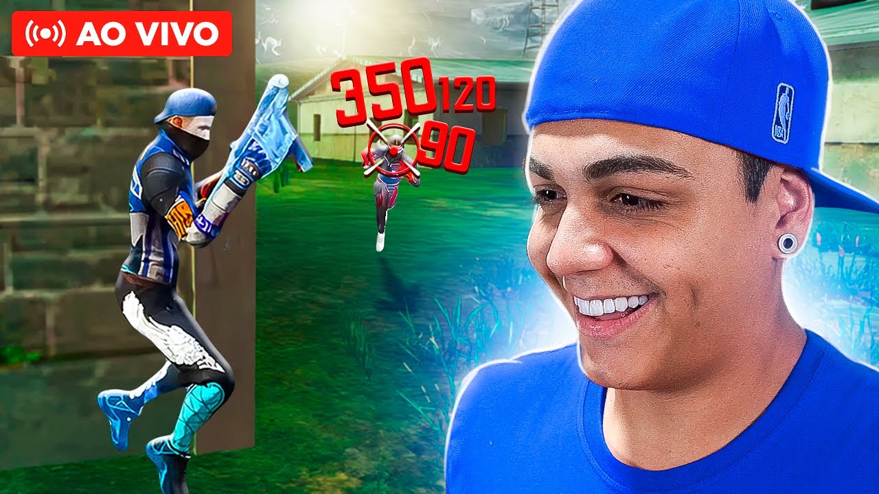 LIVE ON 🔴 MUITA RANQUEADA HOJE!! FREITAS AO VIVO 💙 FREE FIRE