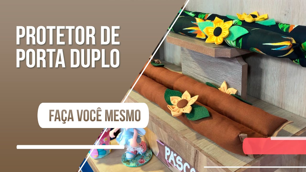 Aprenda a fazer um protetor de porta para manter os insetos fora de casa!