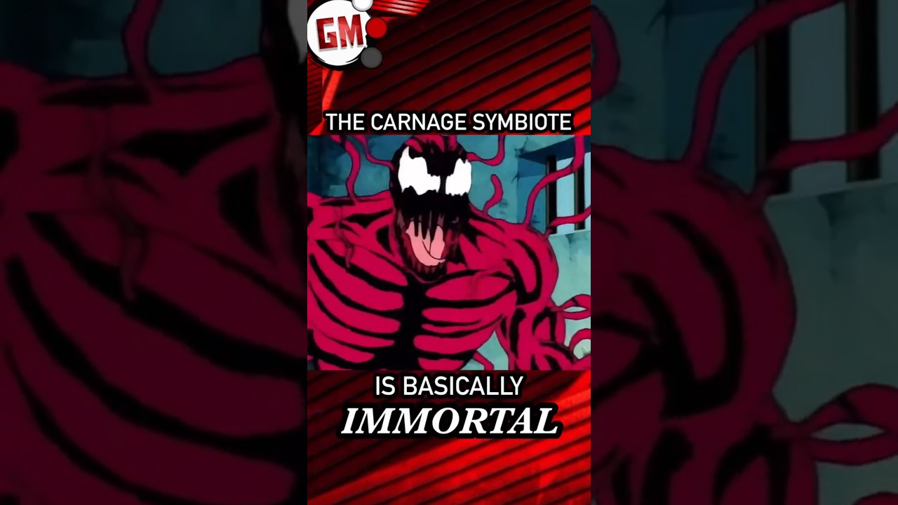 The Carnage Symbiote is Basically Immortal